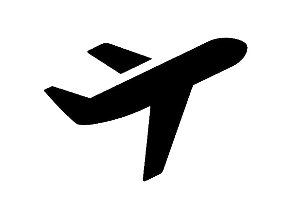 A logo of a plane